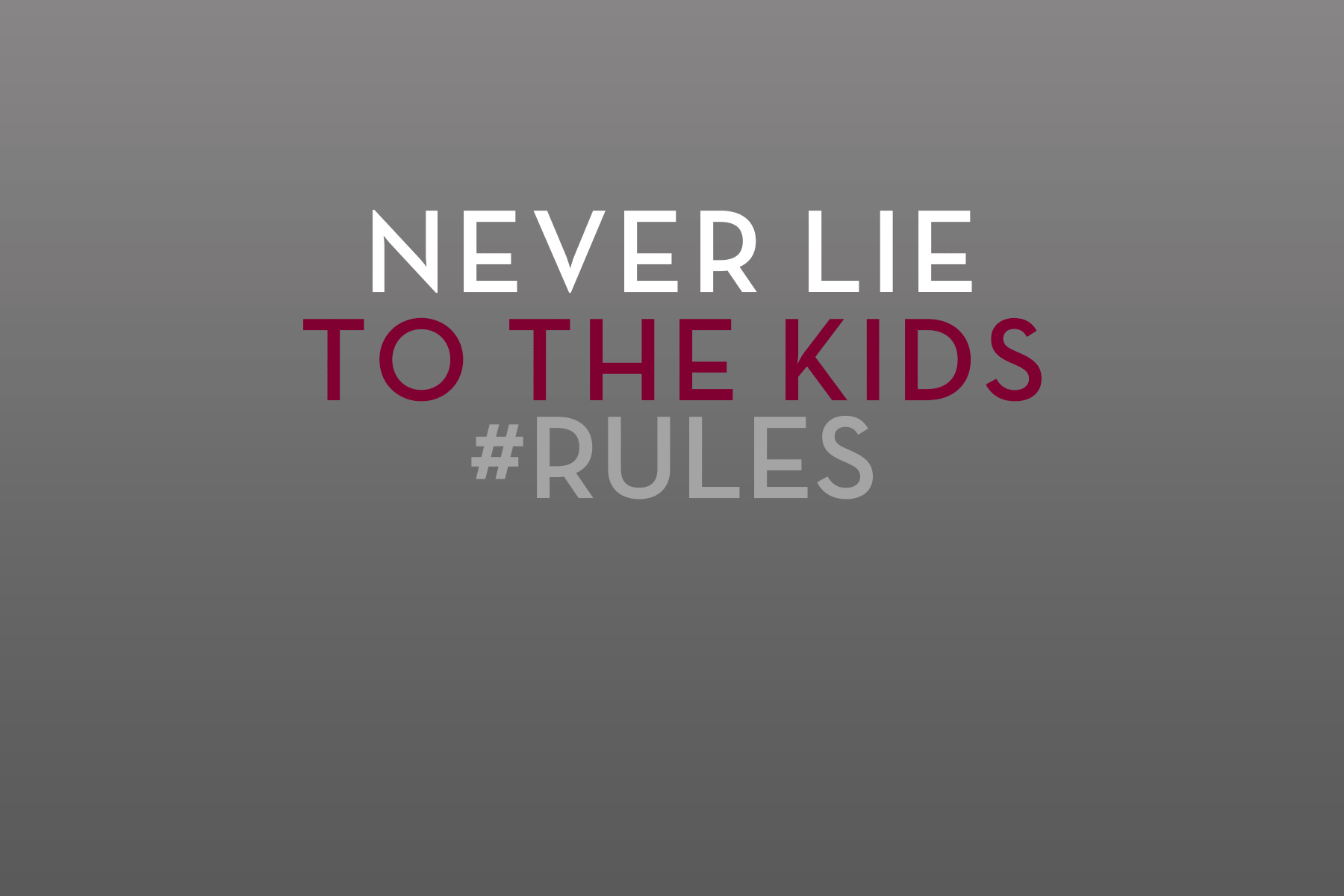 Bravo's GG2D Episode 1 - Rule #23: Never Lie to the Kids